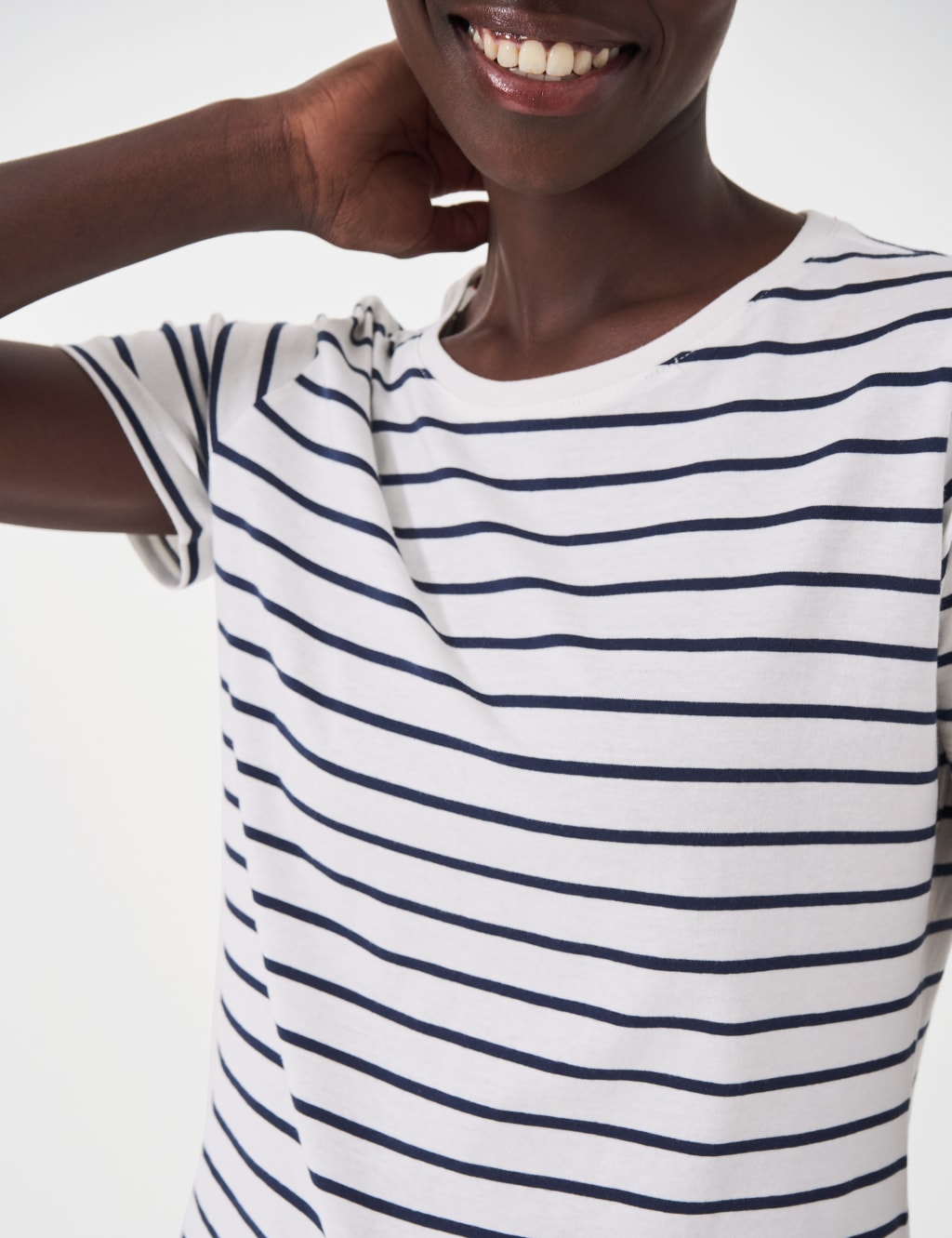Pure Cotton Striped T-Shirt 5 of 5