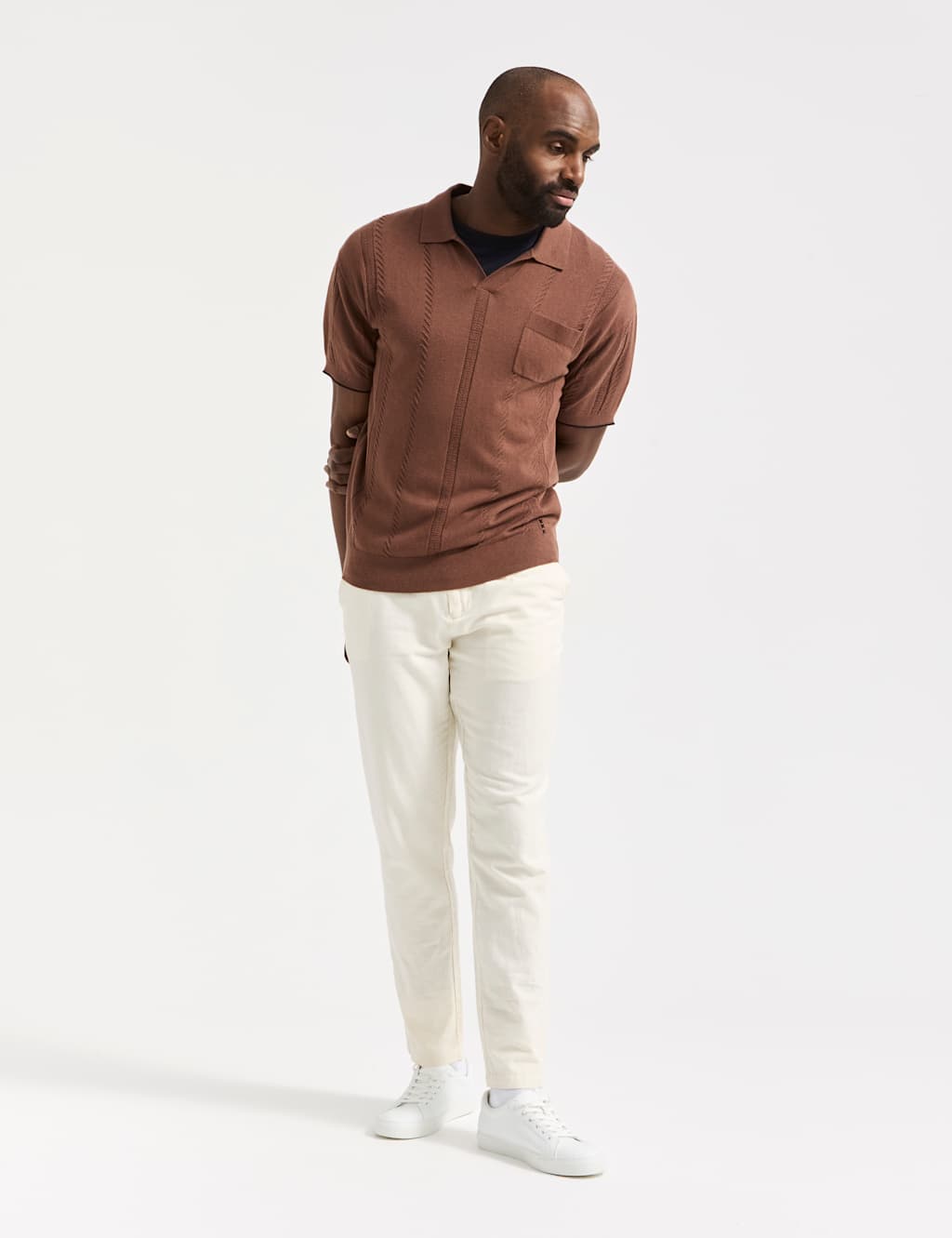 Pure Cotton Knitted Polo Shirt 5 of 7
