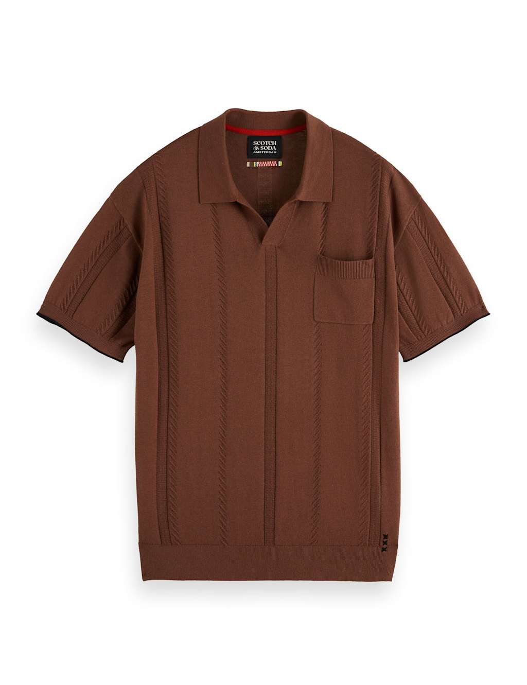 Pure Cotton Knitted Polo Shirt 2 of 7