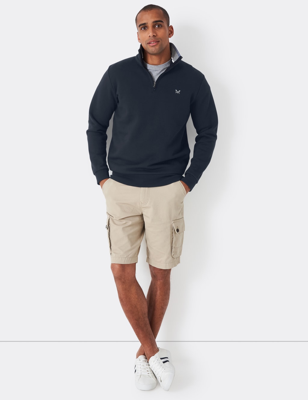 Cotton Rich Half Zip Sweatshirt 3 of 4
