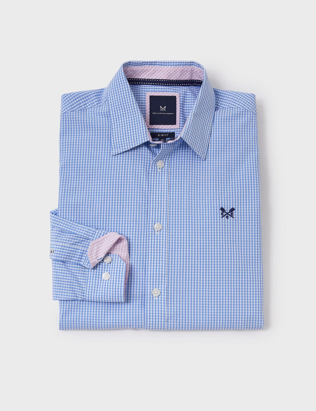 Slim Fit Pure Cotton Check Poplin Shirt 2 of 4