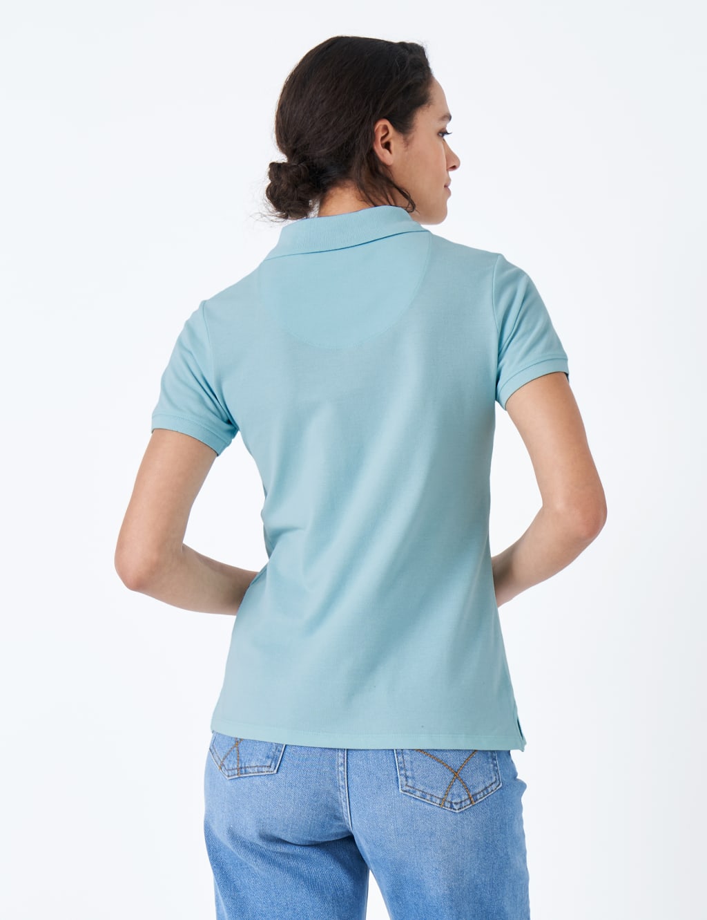 Cotton Textured Polo Top 4 of 5