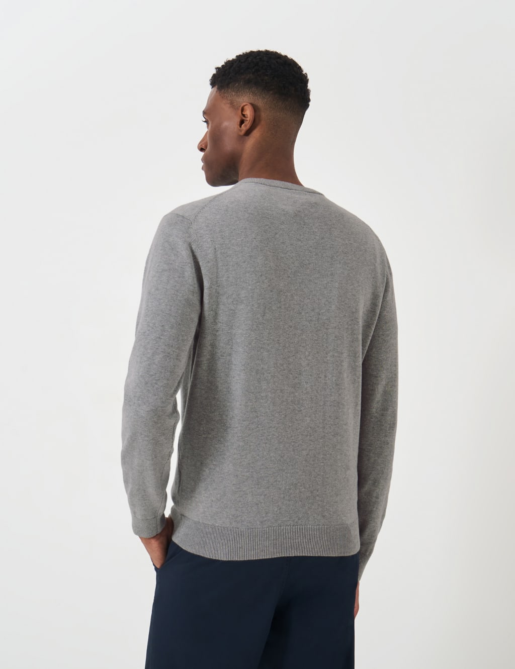 Cotton V-Neck Jumper 5 of 5