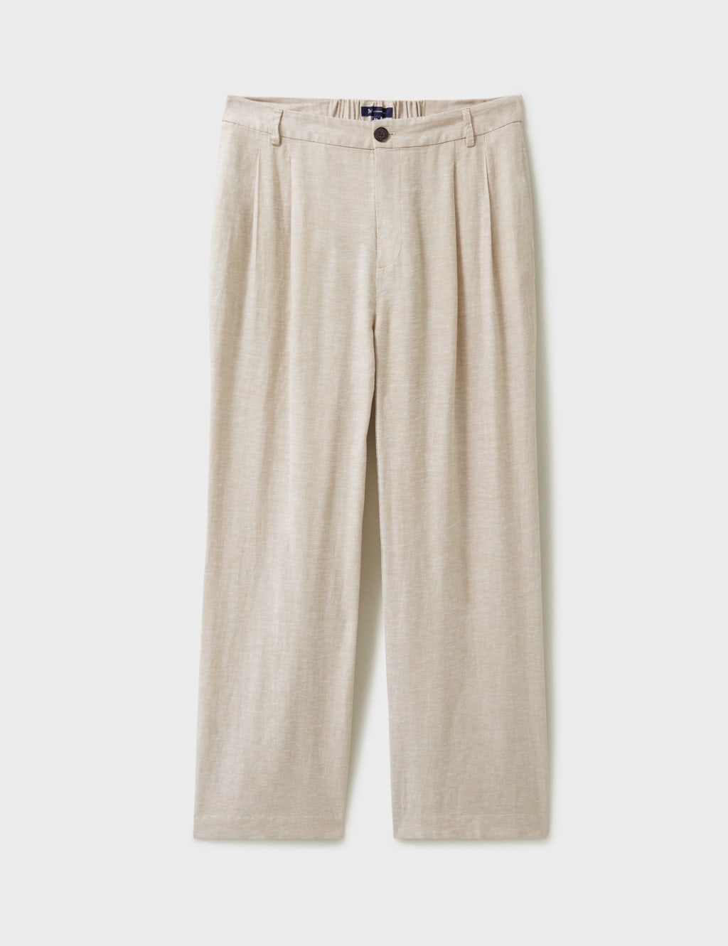 Linen Blend Wide Leg Trousers 2 of 5