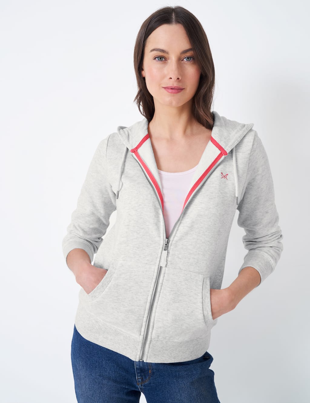 Cotton Rich Zip Up Hoodie 1 of 4