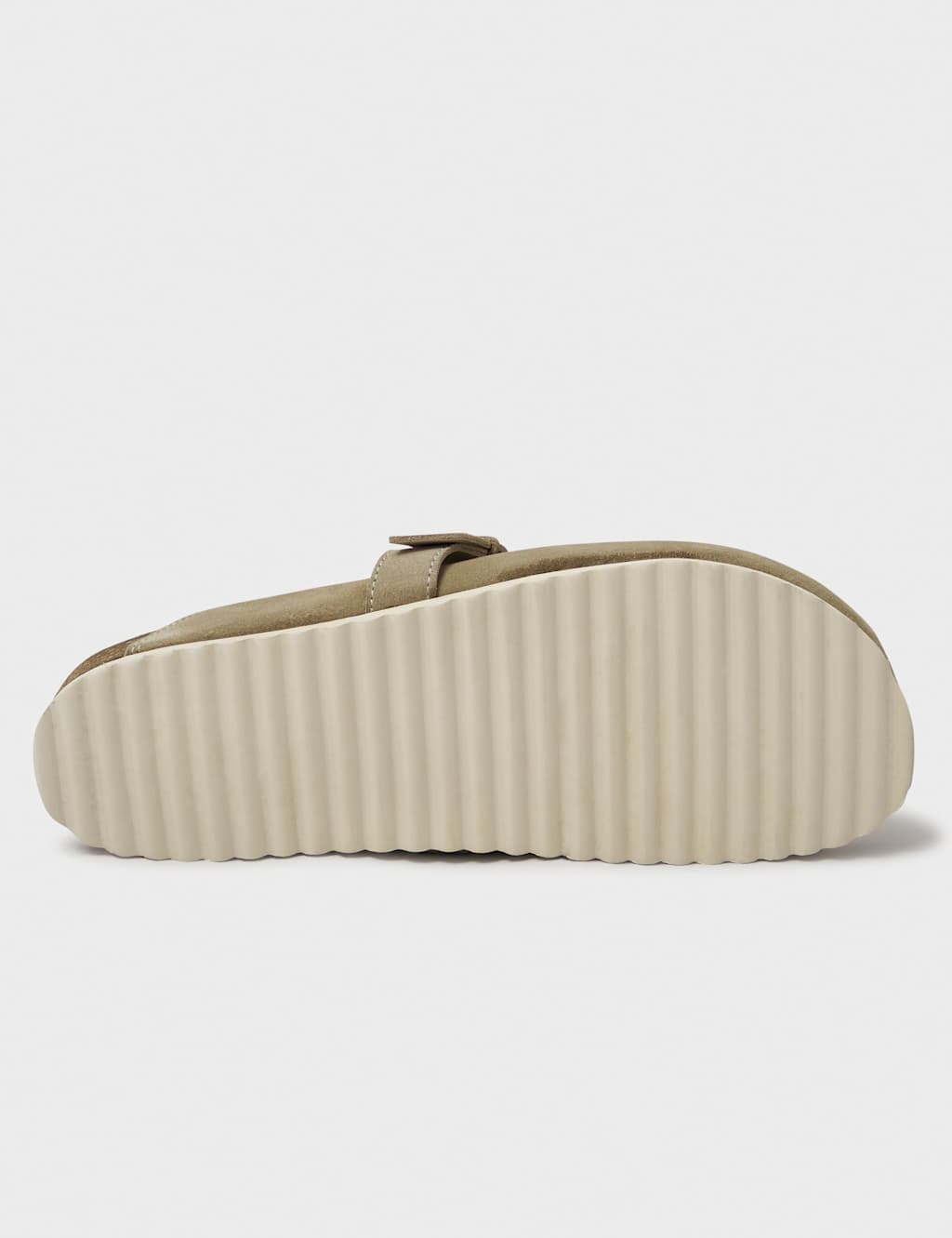 Suede Buckle Flat Mules 3 of 4
