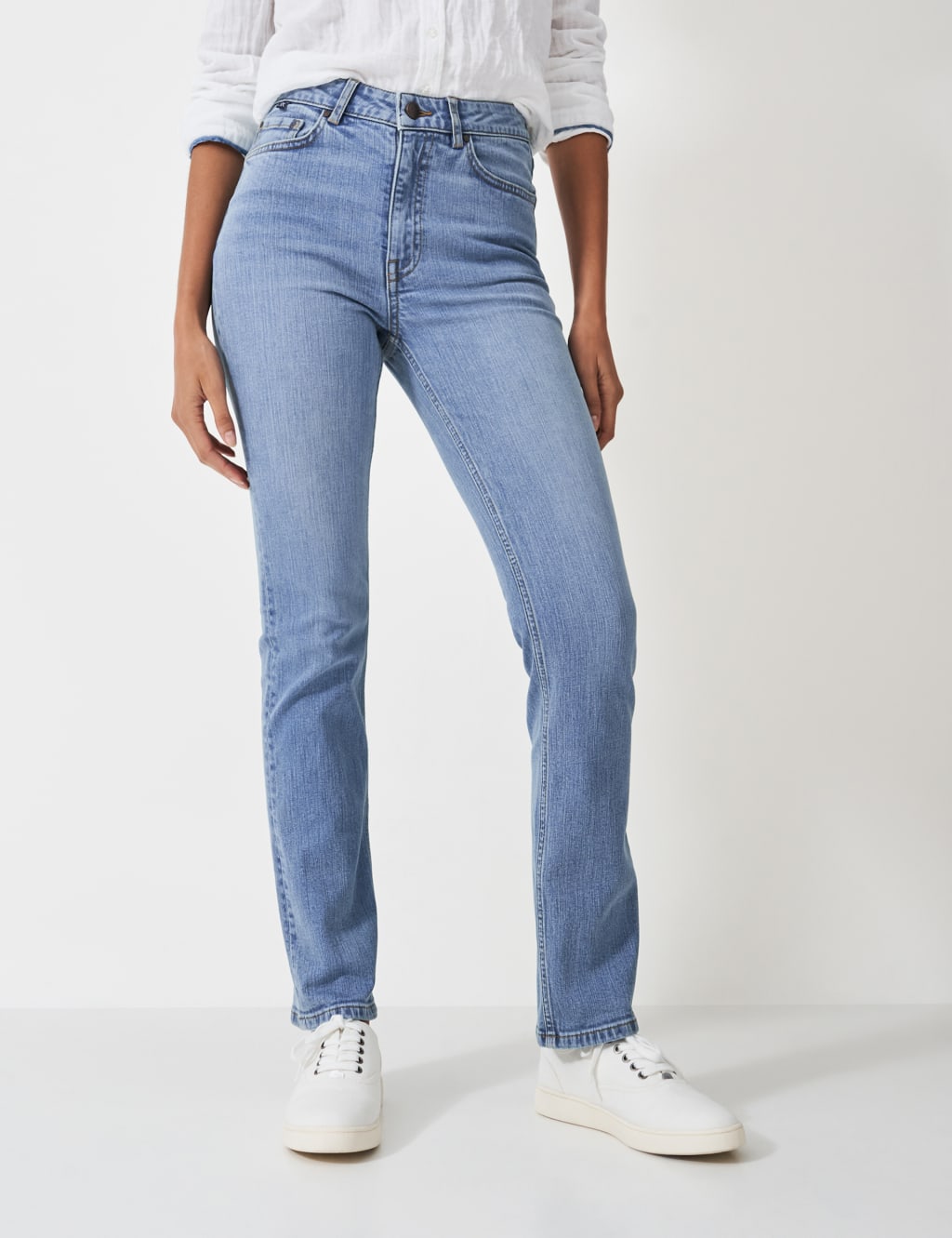 Mid Rise Straight Leg Jeans 4 of 7