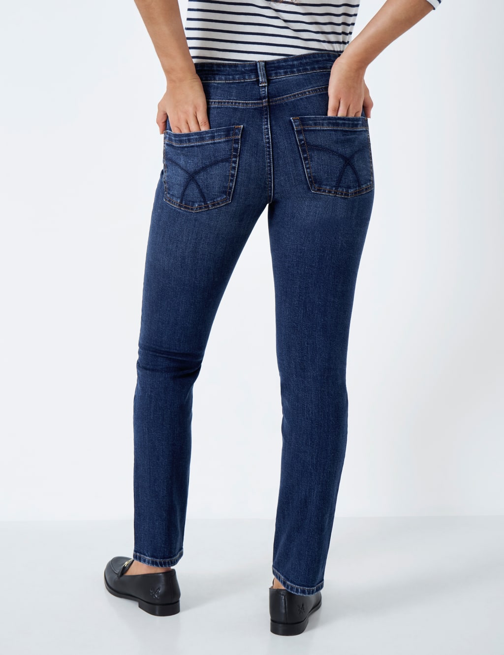 Mid Rise Straight Leg Jeans 4 of 5