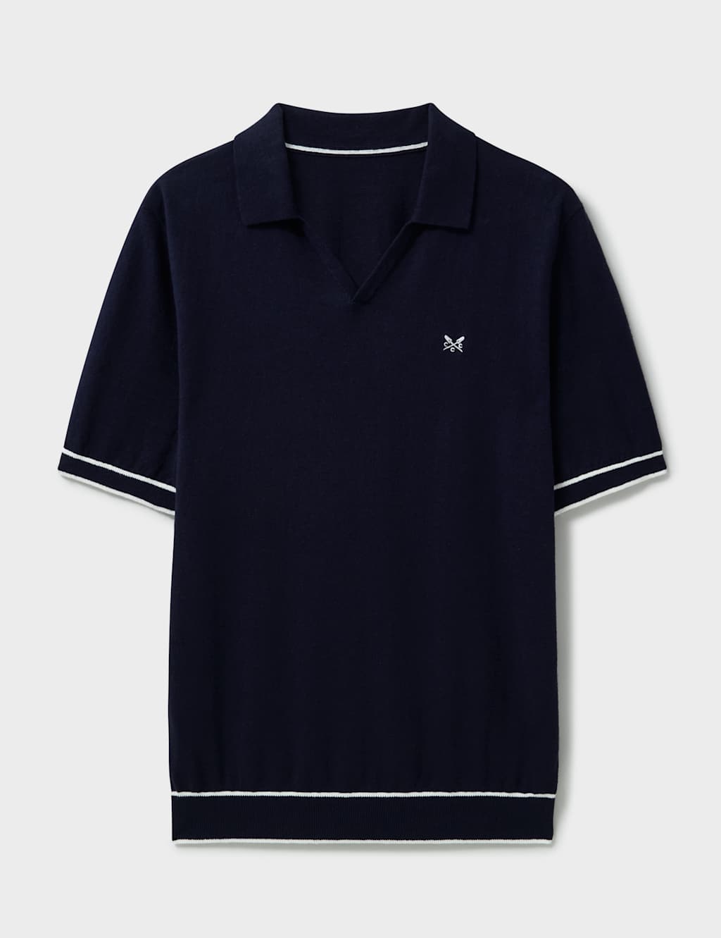 Linen Rich Tipped Polo Shirt 2 of 5