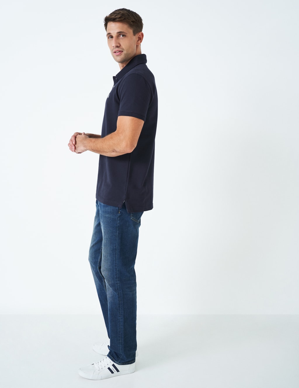 Cotton Rich Stretch Pique Polo Shirt 3 of 4