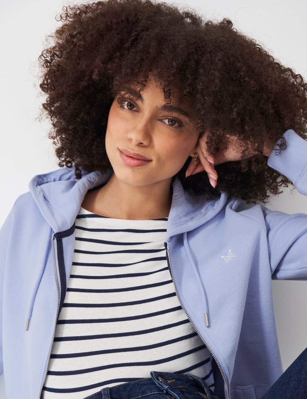 Cotton Rich Zip Up Hoodie 5 of 5