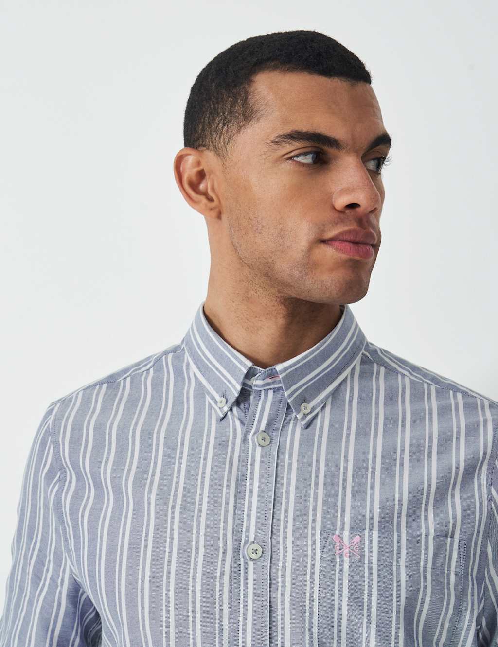 Pure Cotton Striped Short Sleeve Shirt 4 of 5