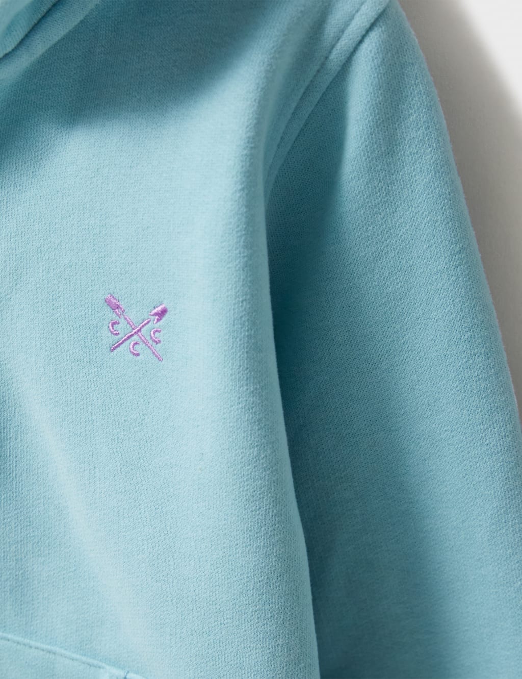 Cotton Rich Frill Pocket Zip Hoodie (3-12 Yrs) 3 of 3