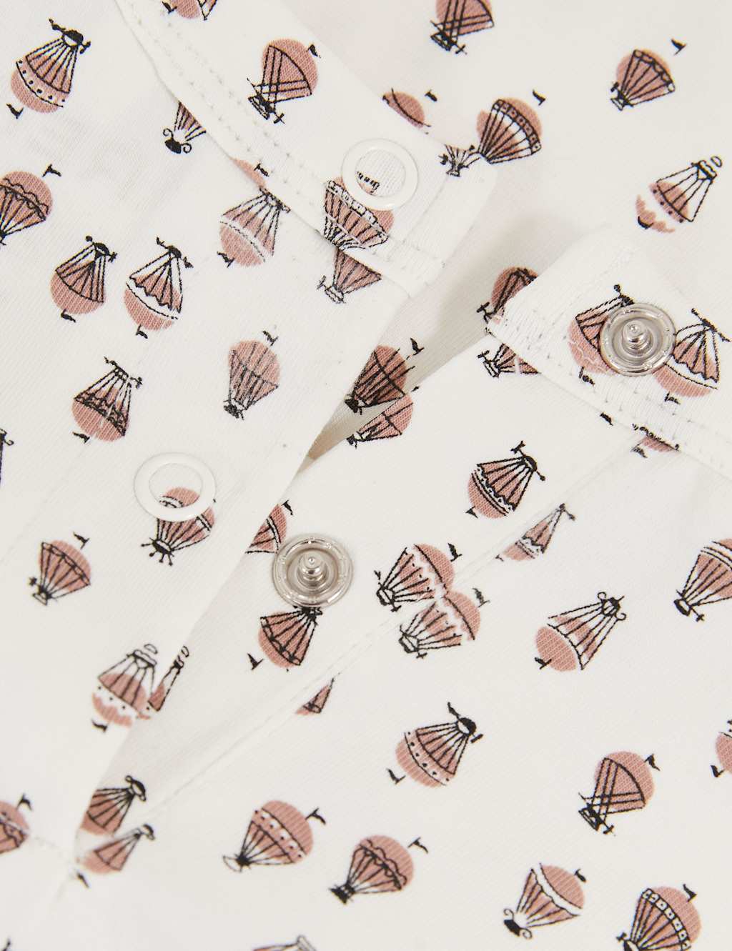 Cotton Rich Hot Air Balloon Print Romper (0-24 Mths) 3 of 4