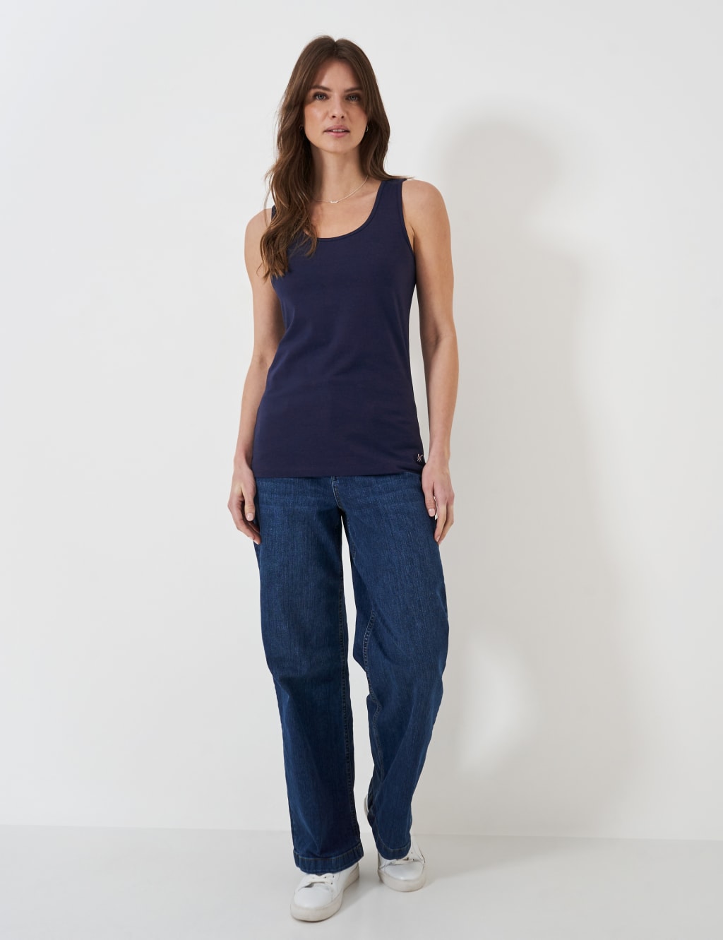 Cotton Blend Scoop Neck Vest 3 of 5