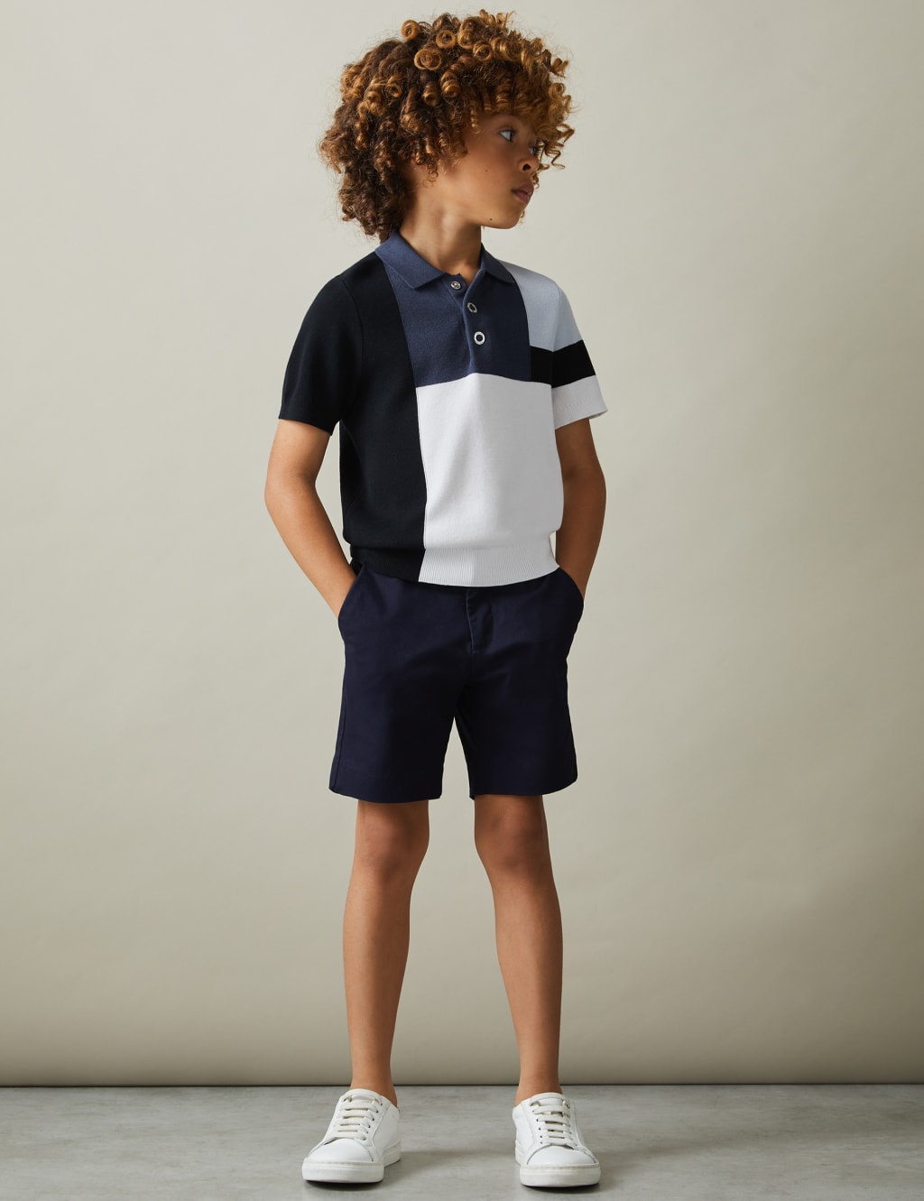 Cotton Blend Polo Shirt 3 14 Yrs Reiss M S