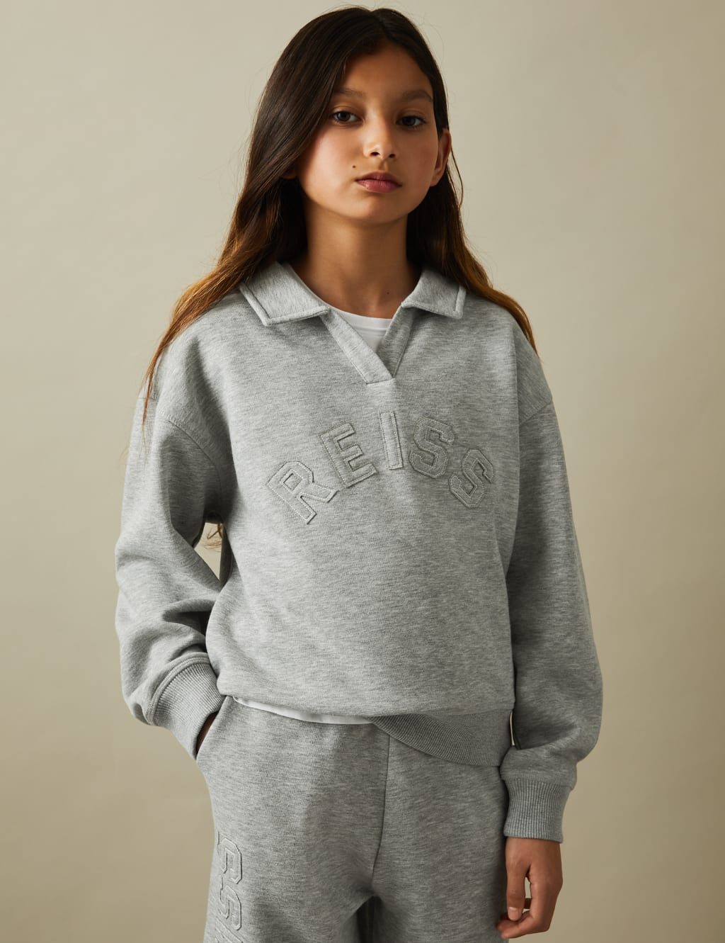 Cotton Blend Applique Sweatshirt 4 14 Yrs Reiss M S