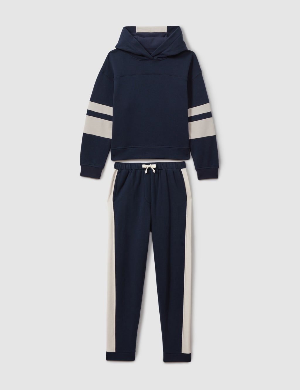 Cotton Rich Striped Top & Bottom Outfit (4-14 Yrs) 2 of 5