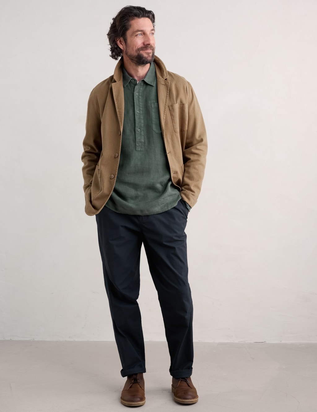 Pure Linen Textured Shirt 3 of 5