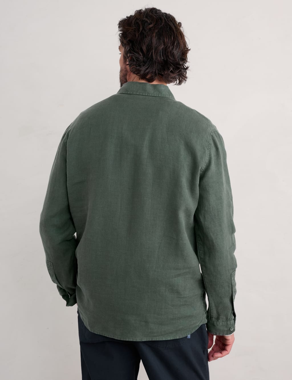 Pure Linen Textured Shirt 4 of 5