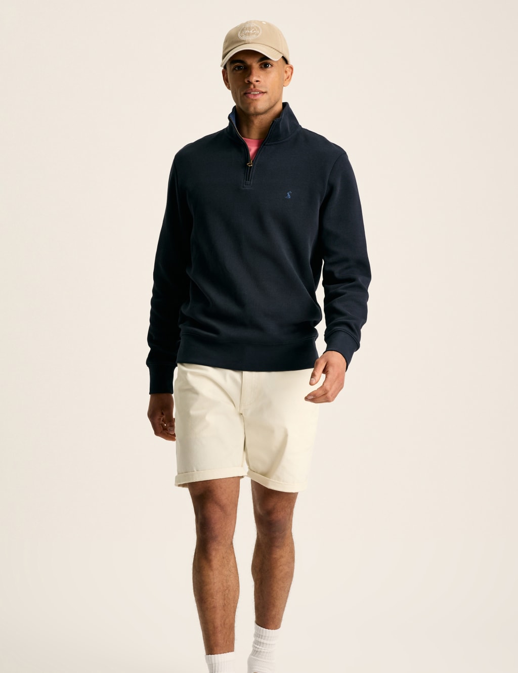 Pure Cotton Half Zip Jumper 6 of 6