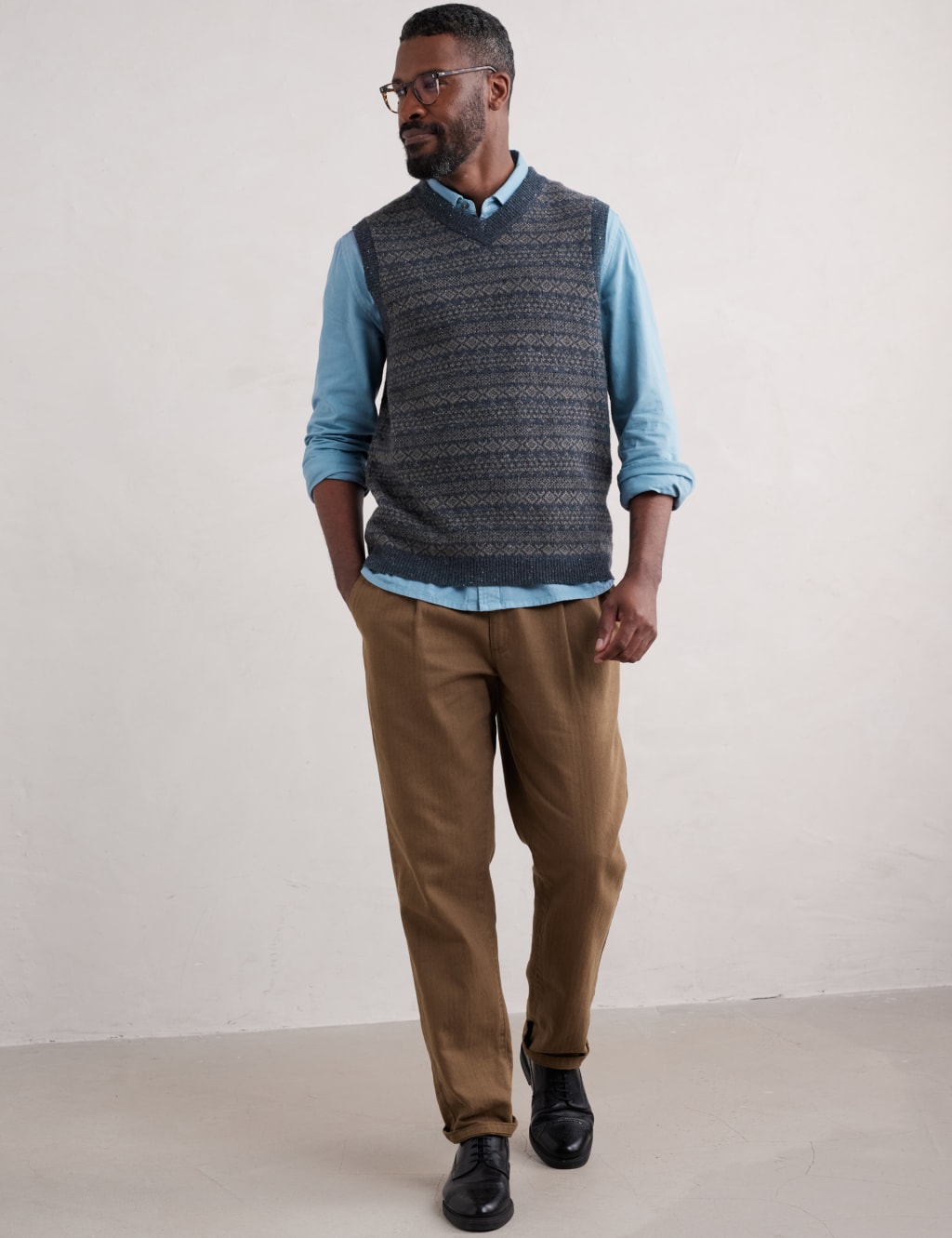 Lambswool sweater vest shop
