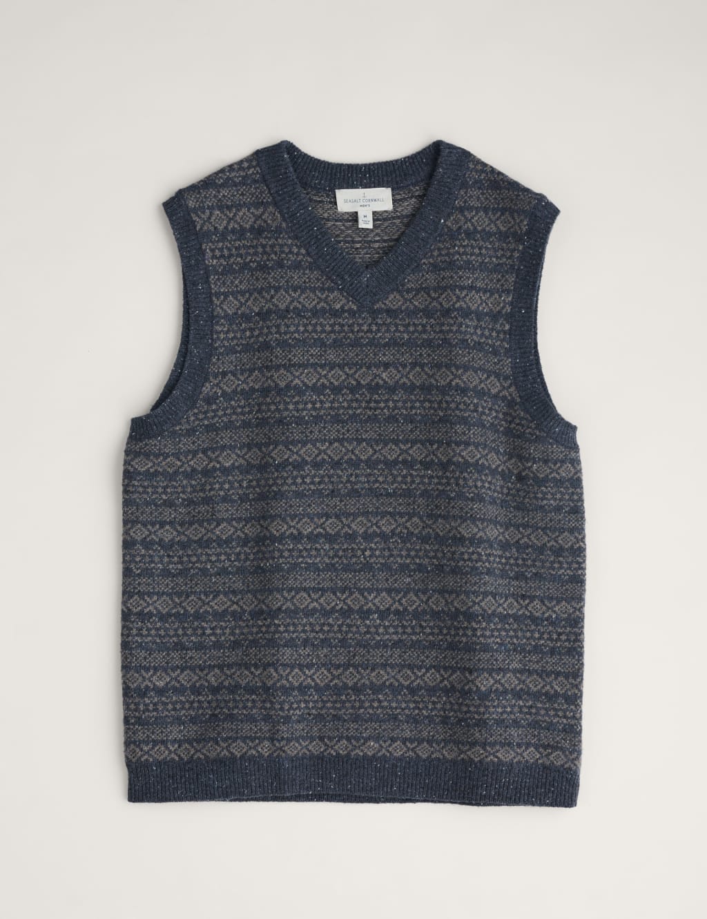 Lambswool Rich Fair Isle Knitted Vest 2 of 3