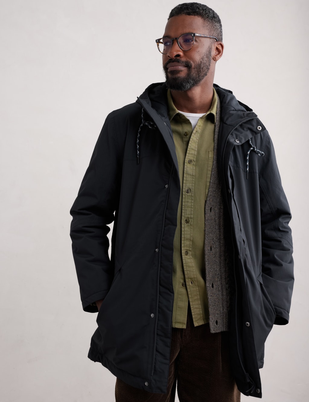 Hooded Mac Seasalt Cornwall M S