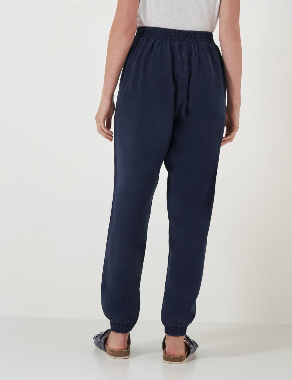 Pure Lyocell Drawstring Joggers 4 of 5