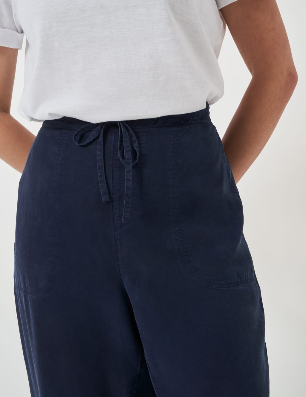 Pure Lyocell Drawstring Joggers 5 of 5