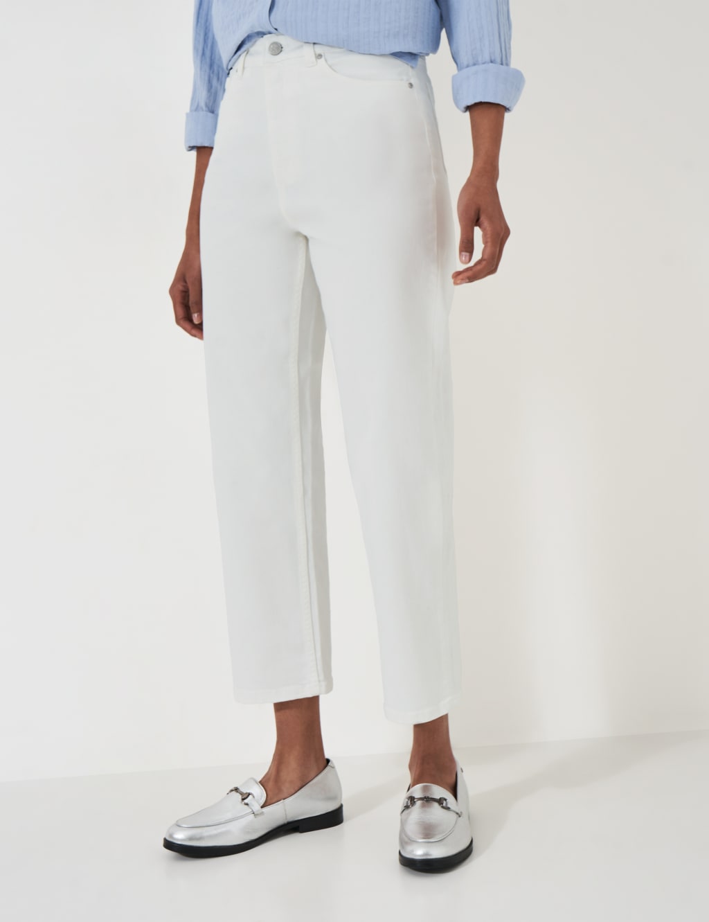 Straight Leg Cropped Jeans 4 of 5