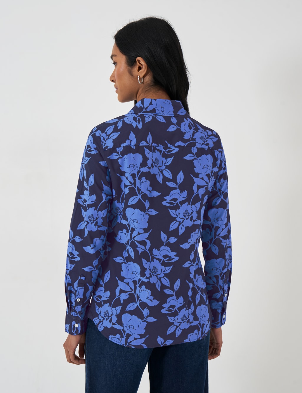 Pure Cotton Floral Button Through Shirt 3 of 5