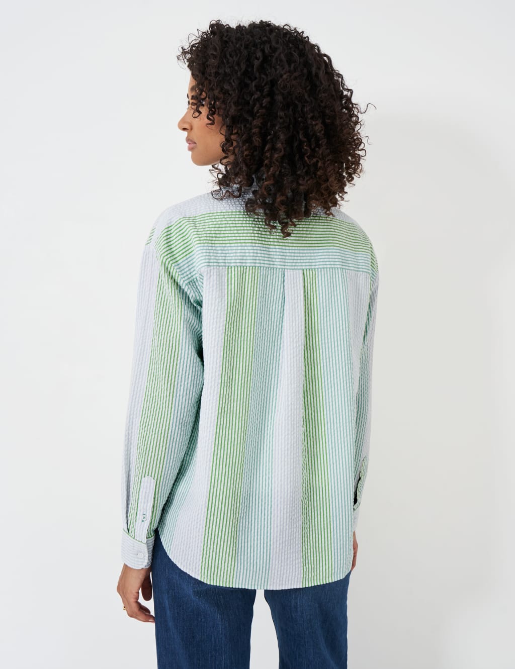 Pure Cotton Striped Collared Relaxed Shirt 3 of 5