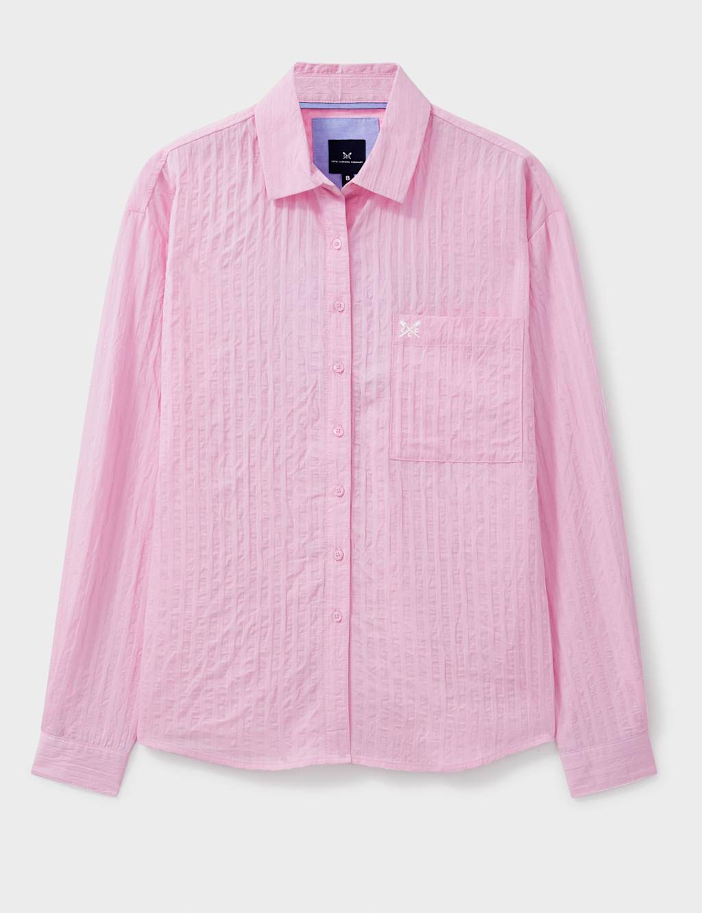 Striped Textured Drop Shoulder Shirt 2 of 5