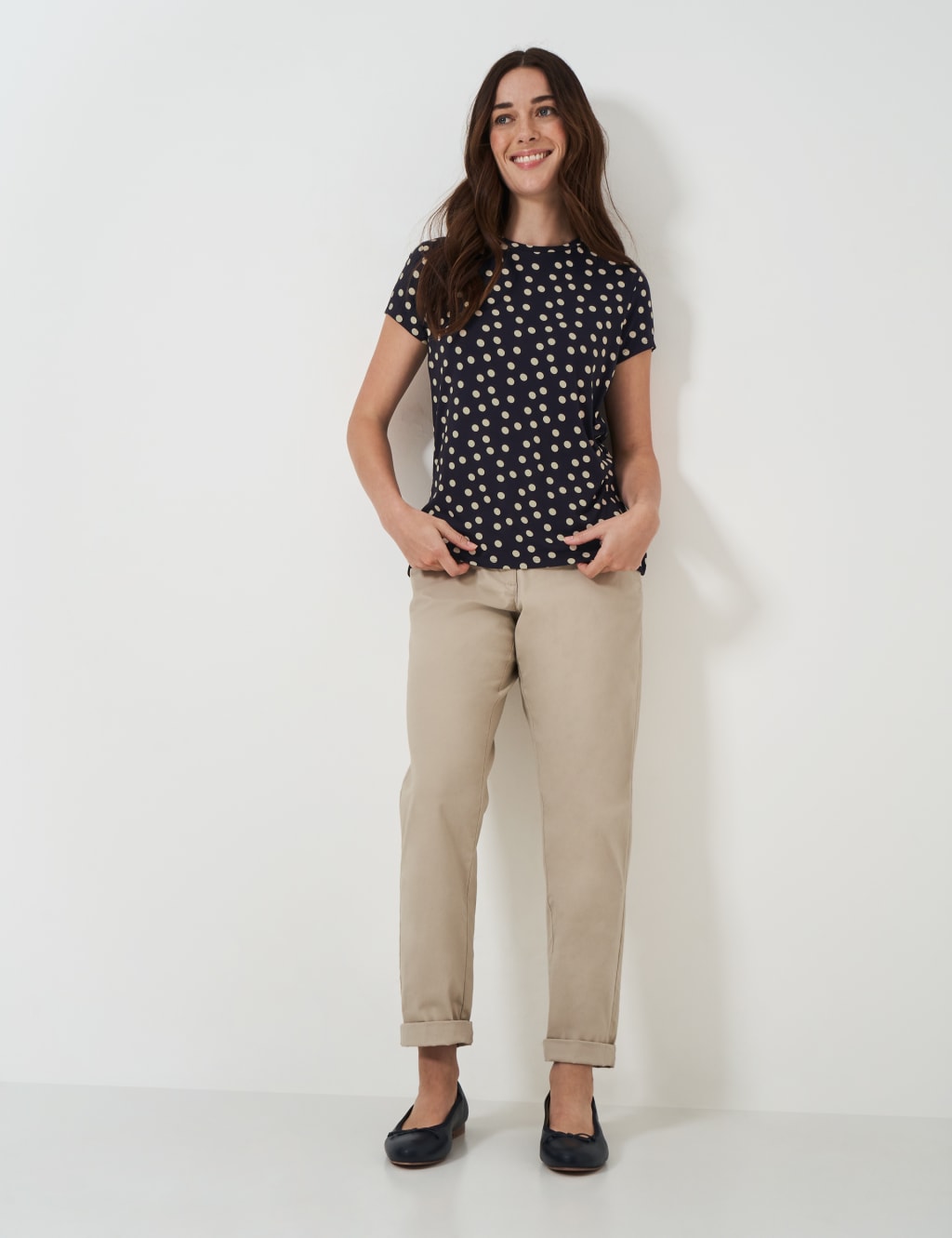 Cotton Rich Polka Dot T-Shirt 3 of 5