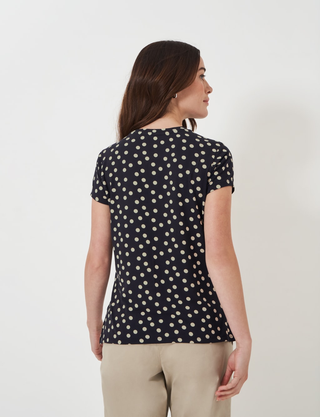 Cotton Rich Polka Dot T-Shirt 4 of 5