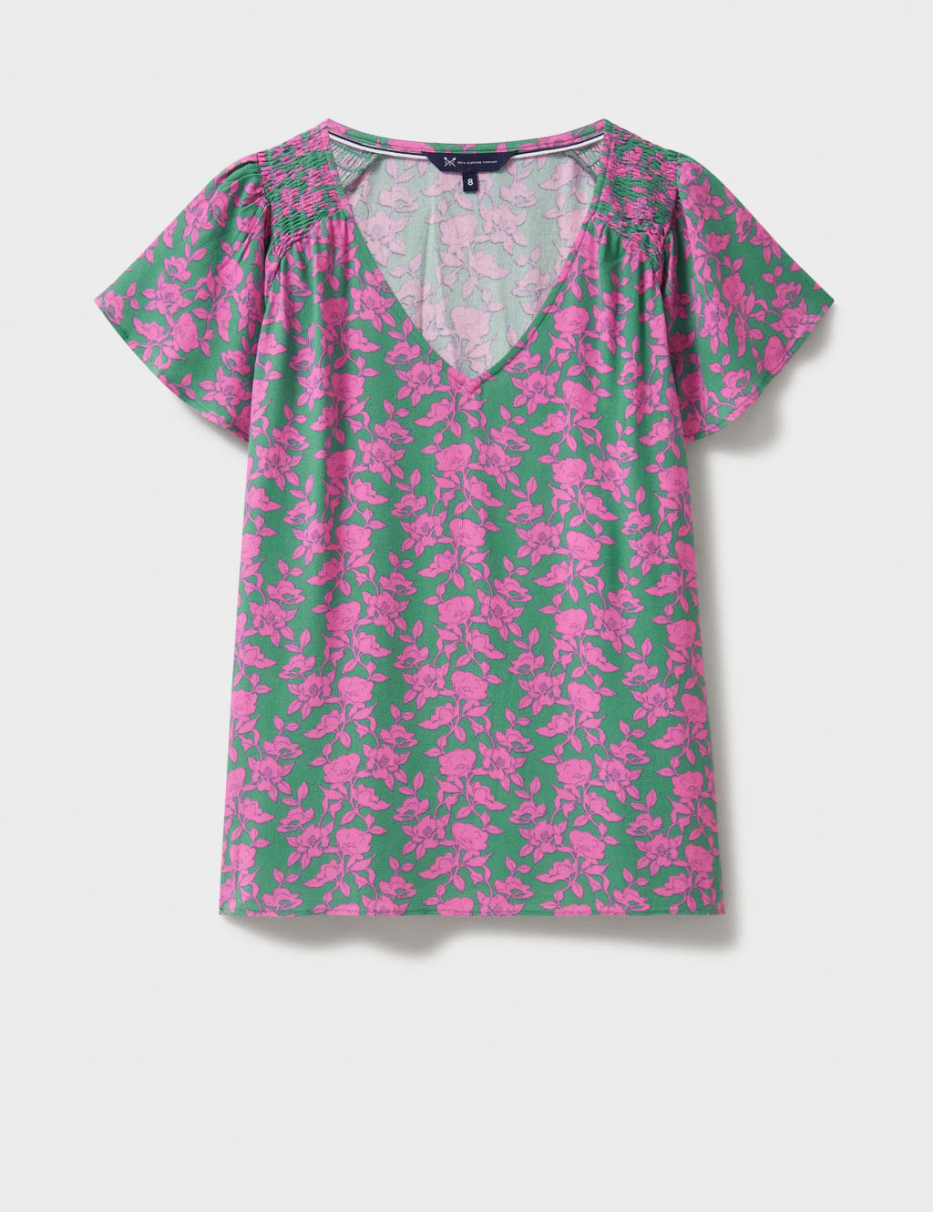 Floral Frill Sleeve Top 2 of 5