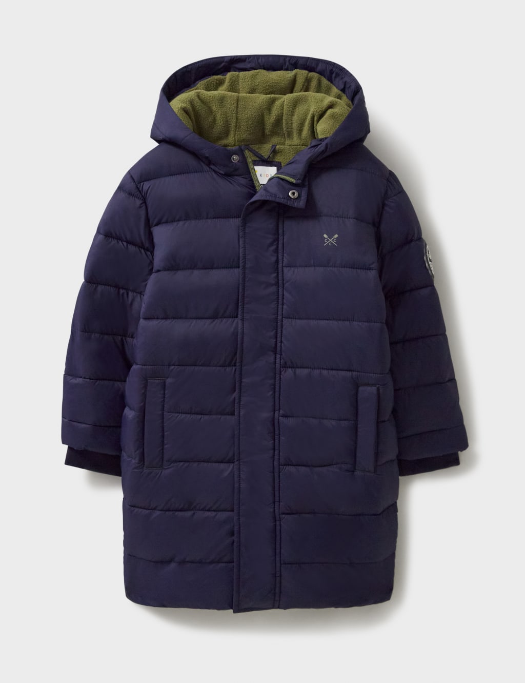 Fleece lined padded coat cheap