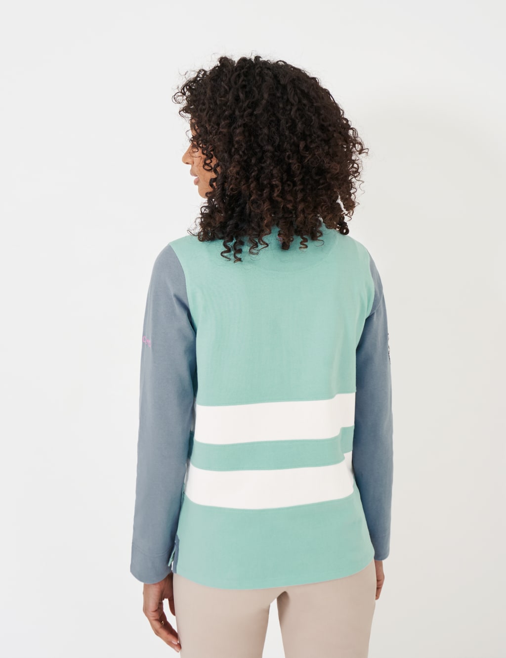 Pure Cotton Striped Rugby Top 4 of 5