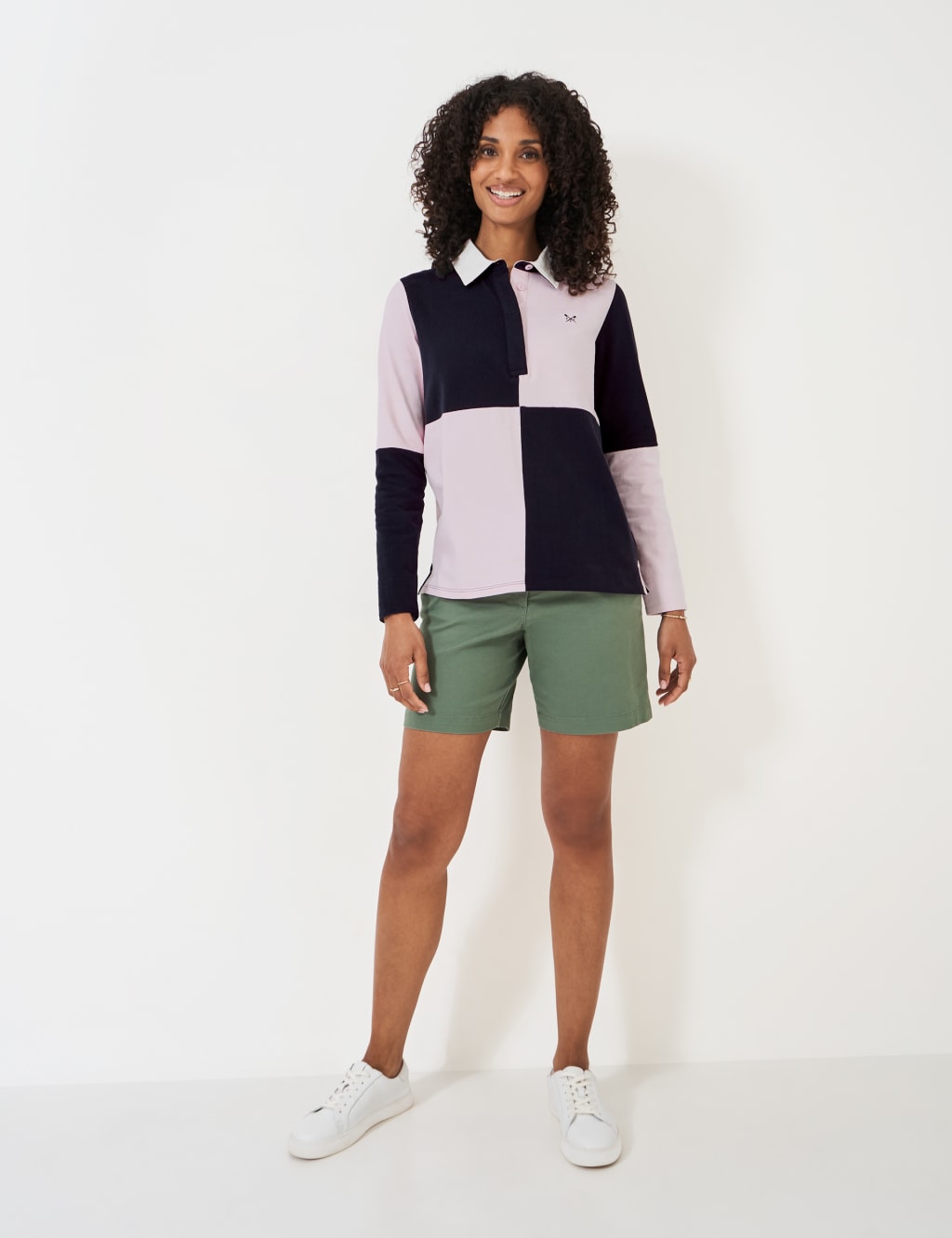 Pure Cotton Colour Block Rugby Top 3 of 6