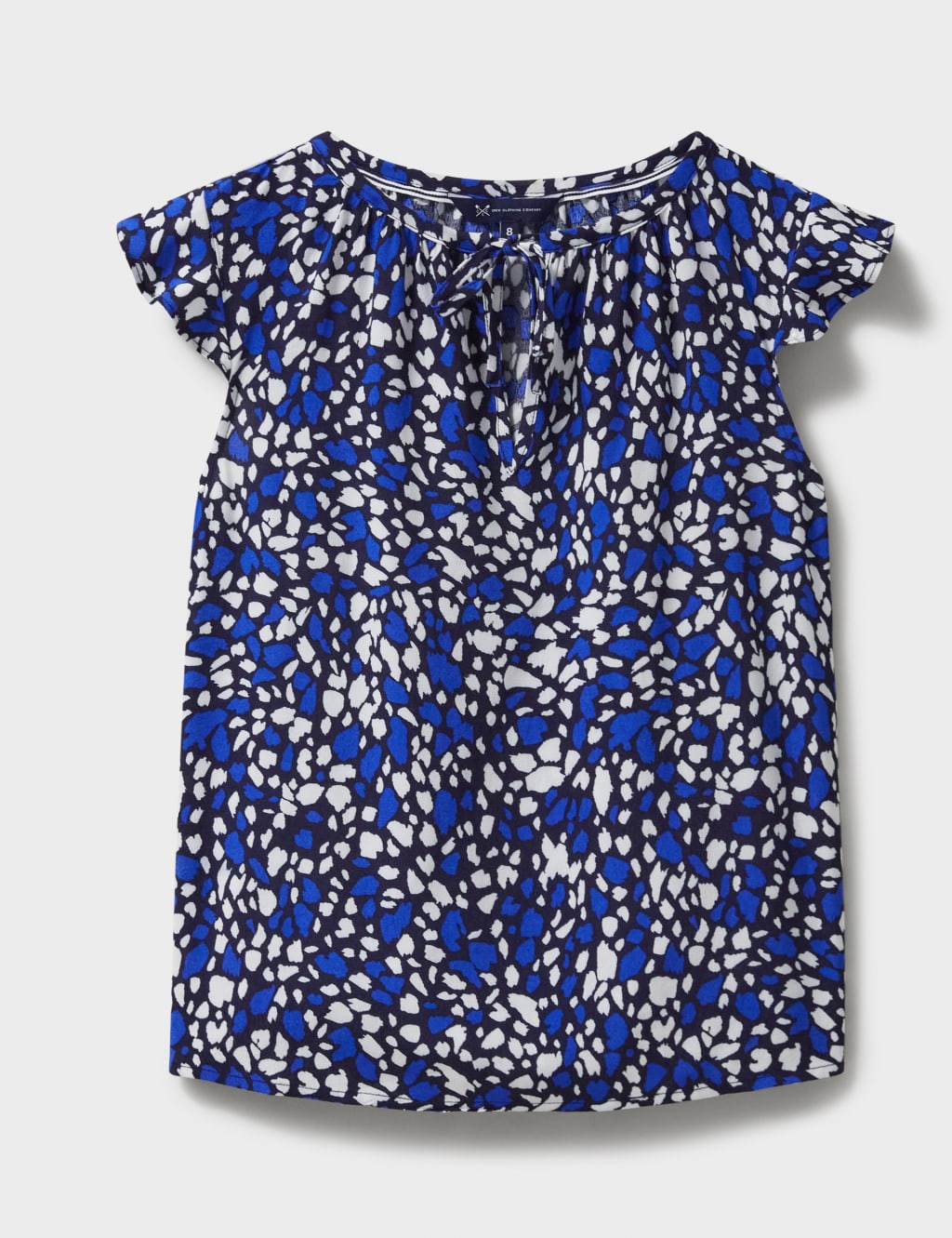 Printed Tie Neck Top 2 of 5