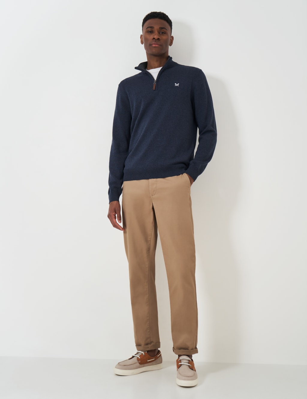 Crew half zip jumper hot sale