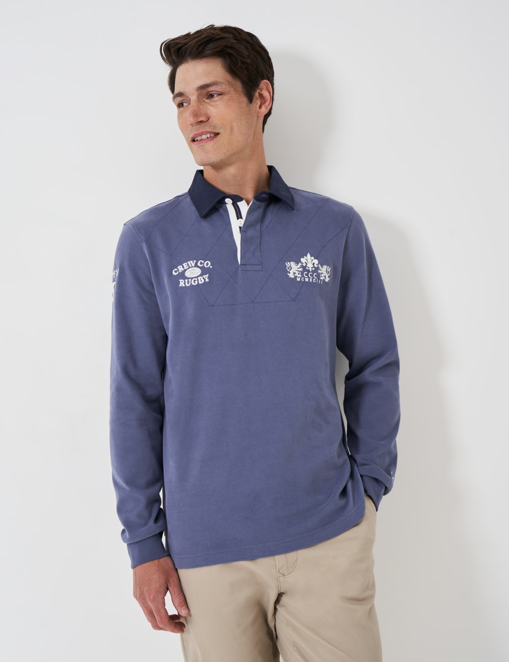 Pure Cotton Print Rugby Shirt 1 of 5
