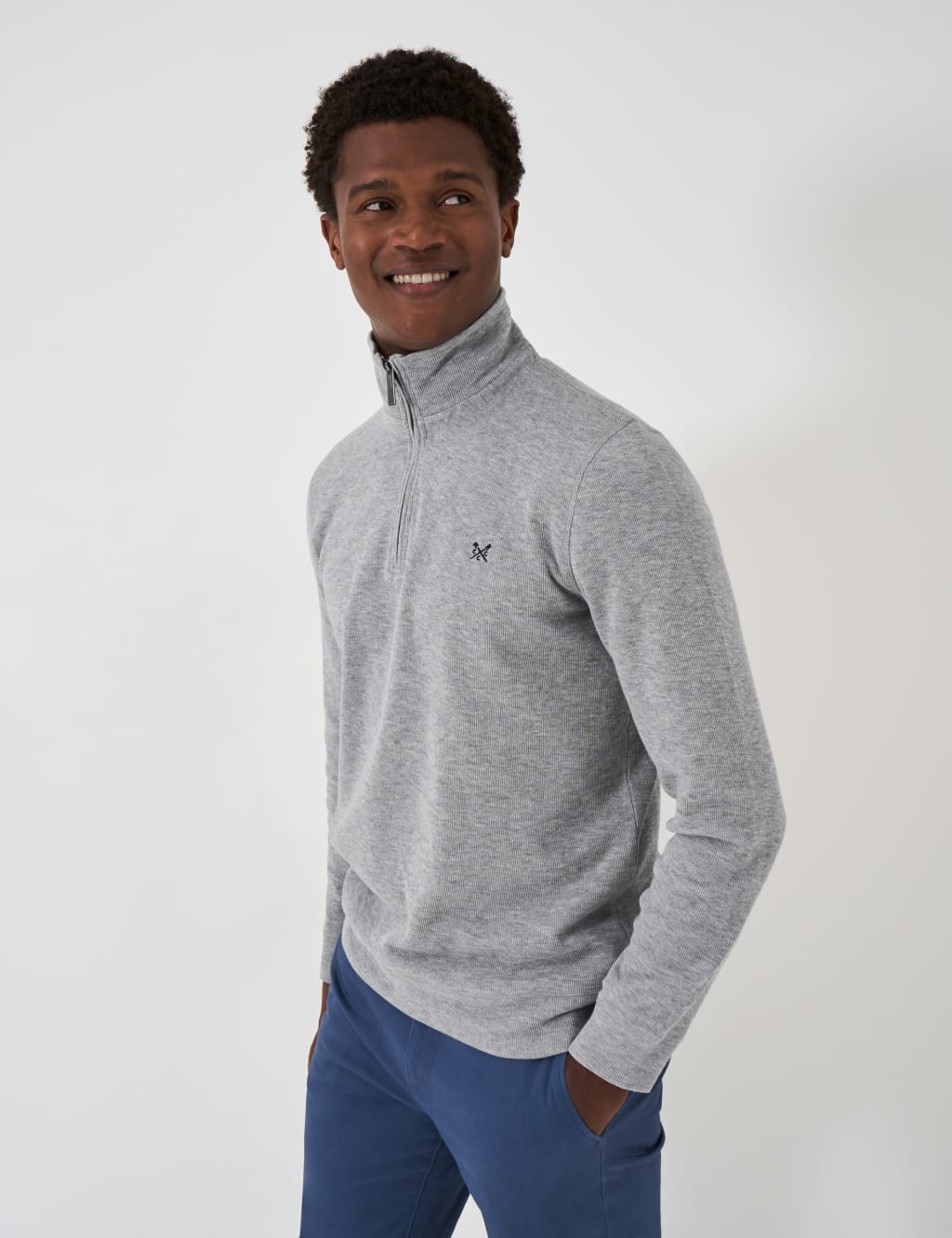 Cotton zip sweatshirt shop