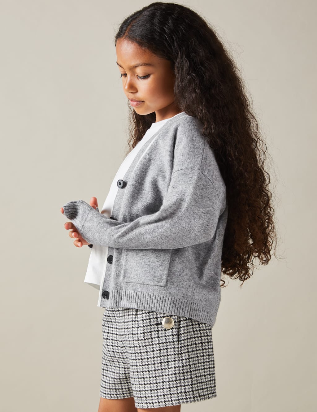 Wool Blend Cardigan (4-14 Yrs) 4 of 4