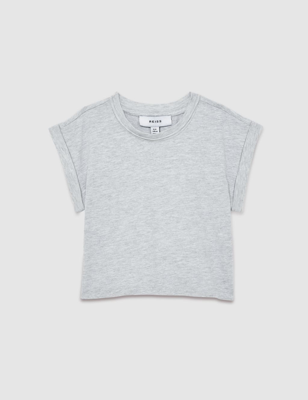 Pure Cotton Cropped T-Shirt (4-14 Yrs) 2 of 4