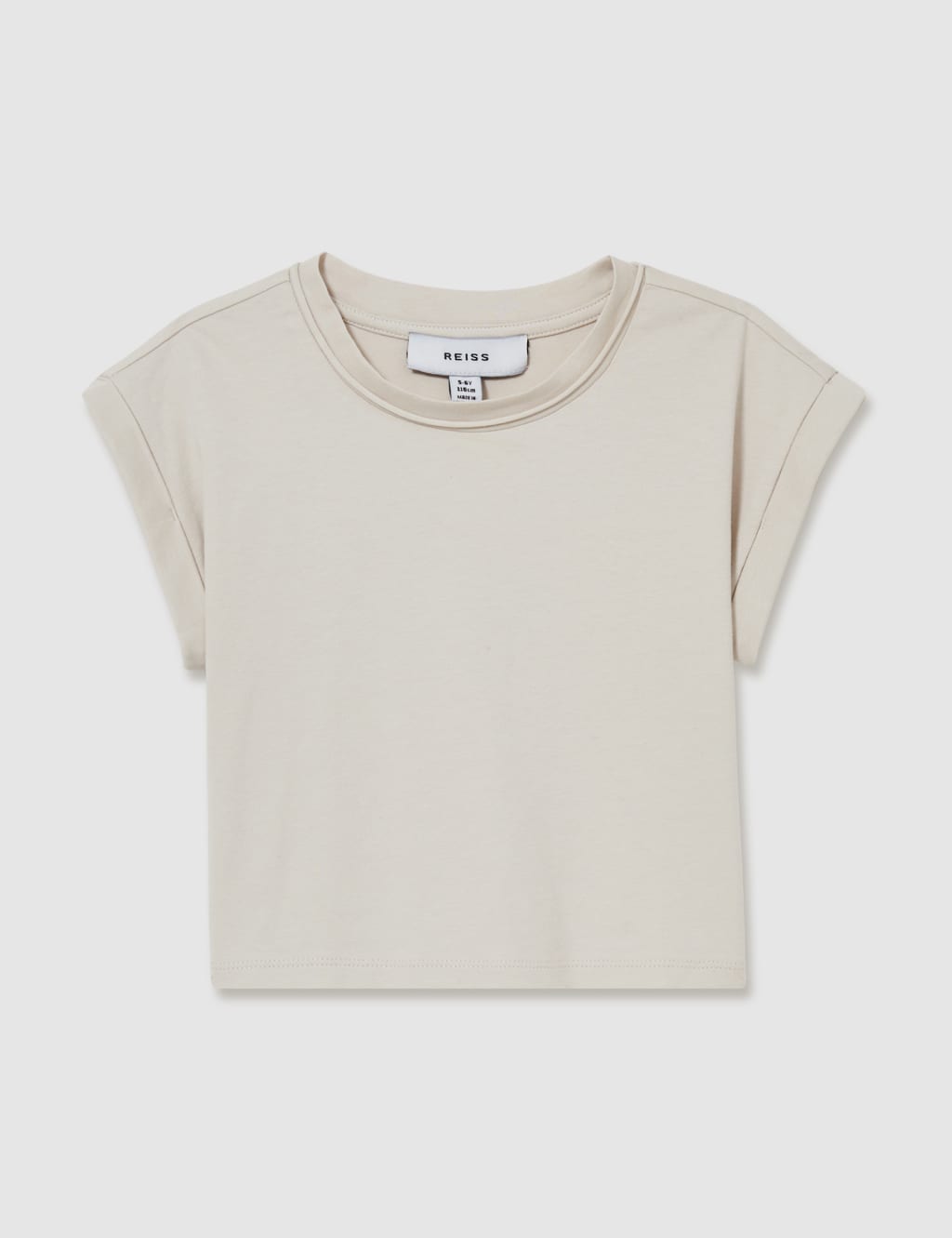 Pure Cotton Cropped T-Shirt (4-14 Yrs) 2 of 4