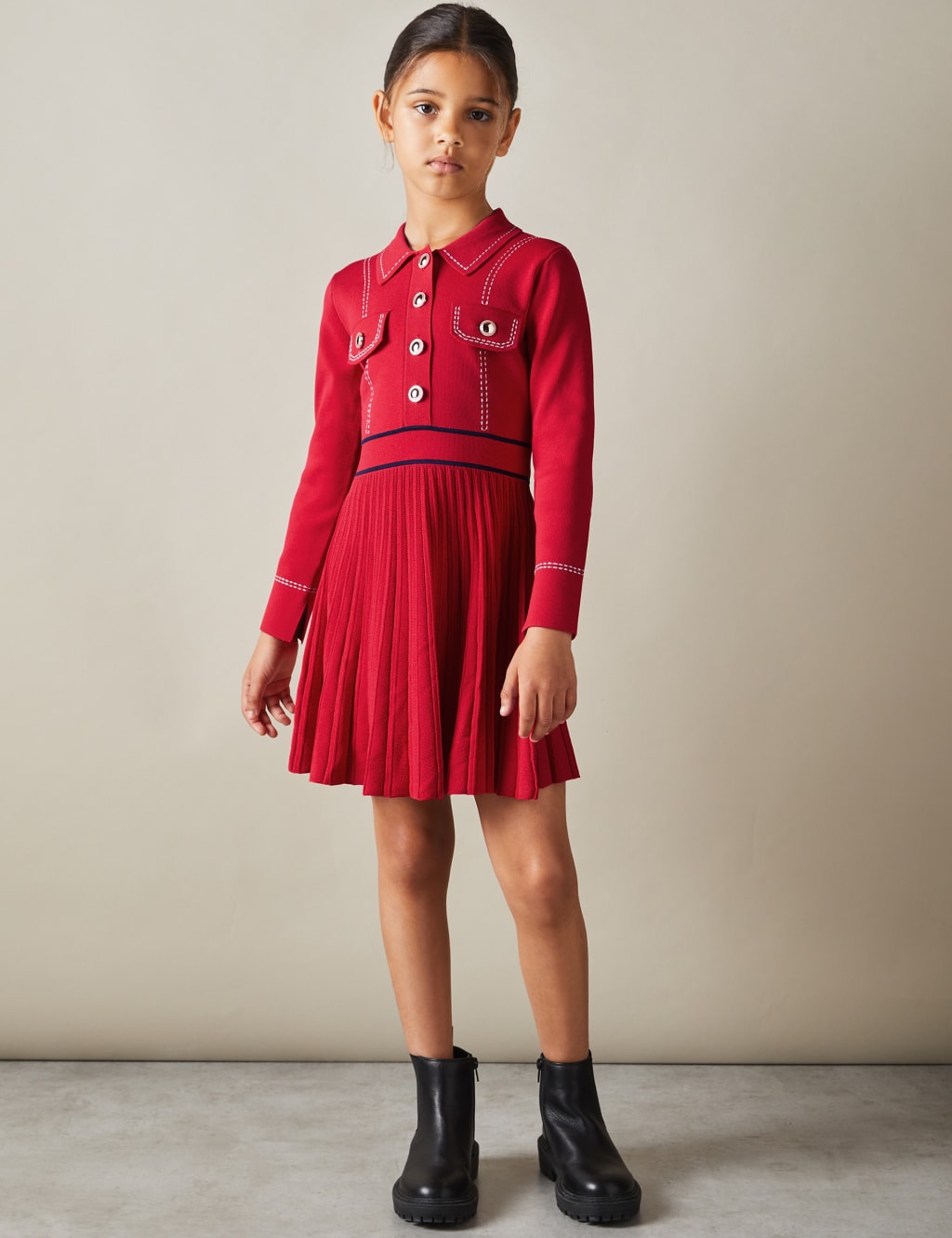 Pleated Dress (4-14 Yrs) 5 of 5