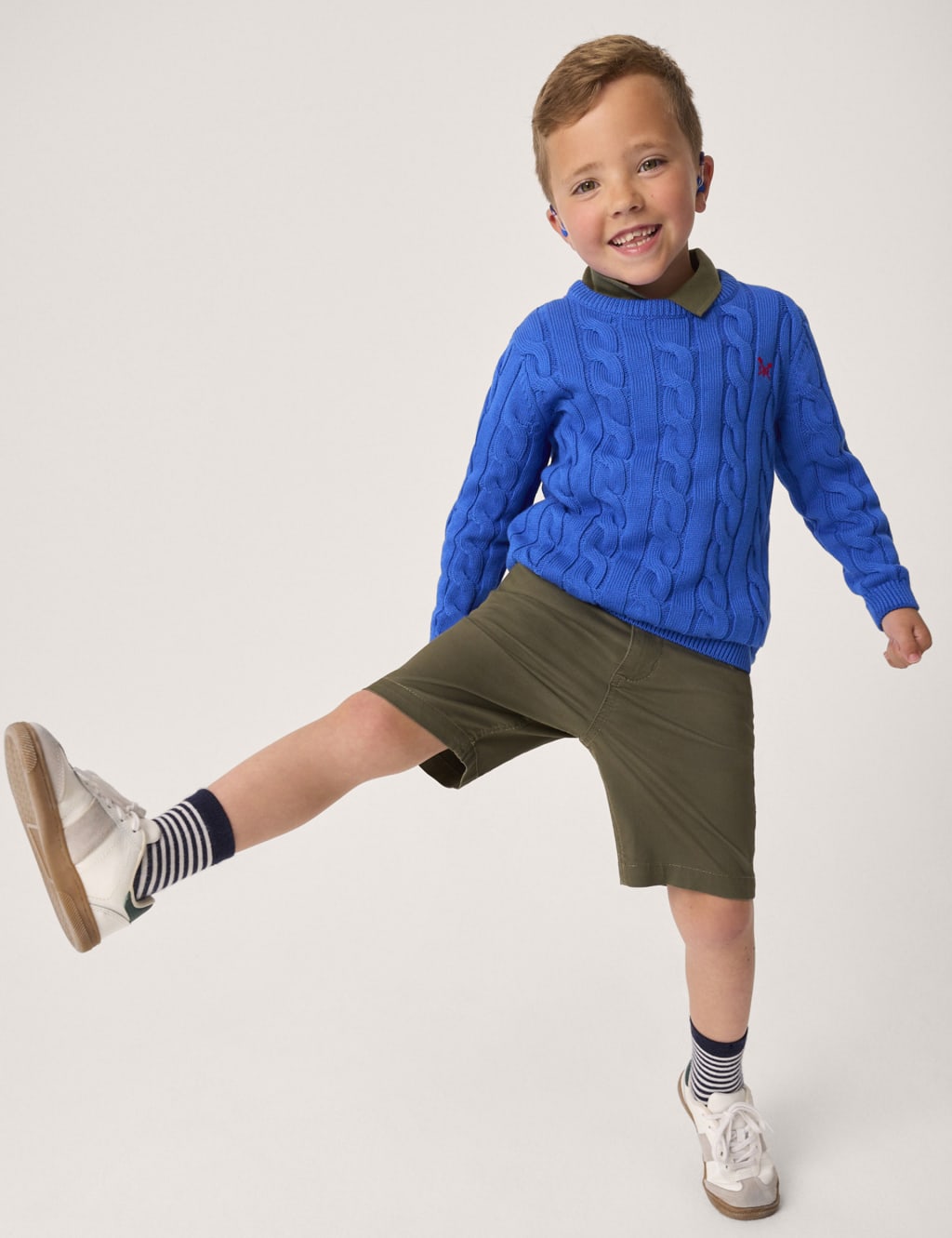 Pure Cotton Knitted Jumper (3-12 Yrs) 1 of 2