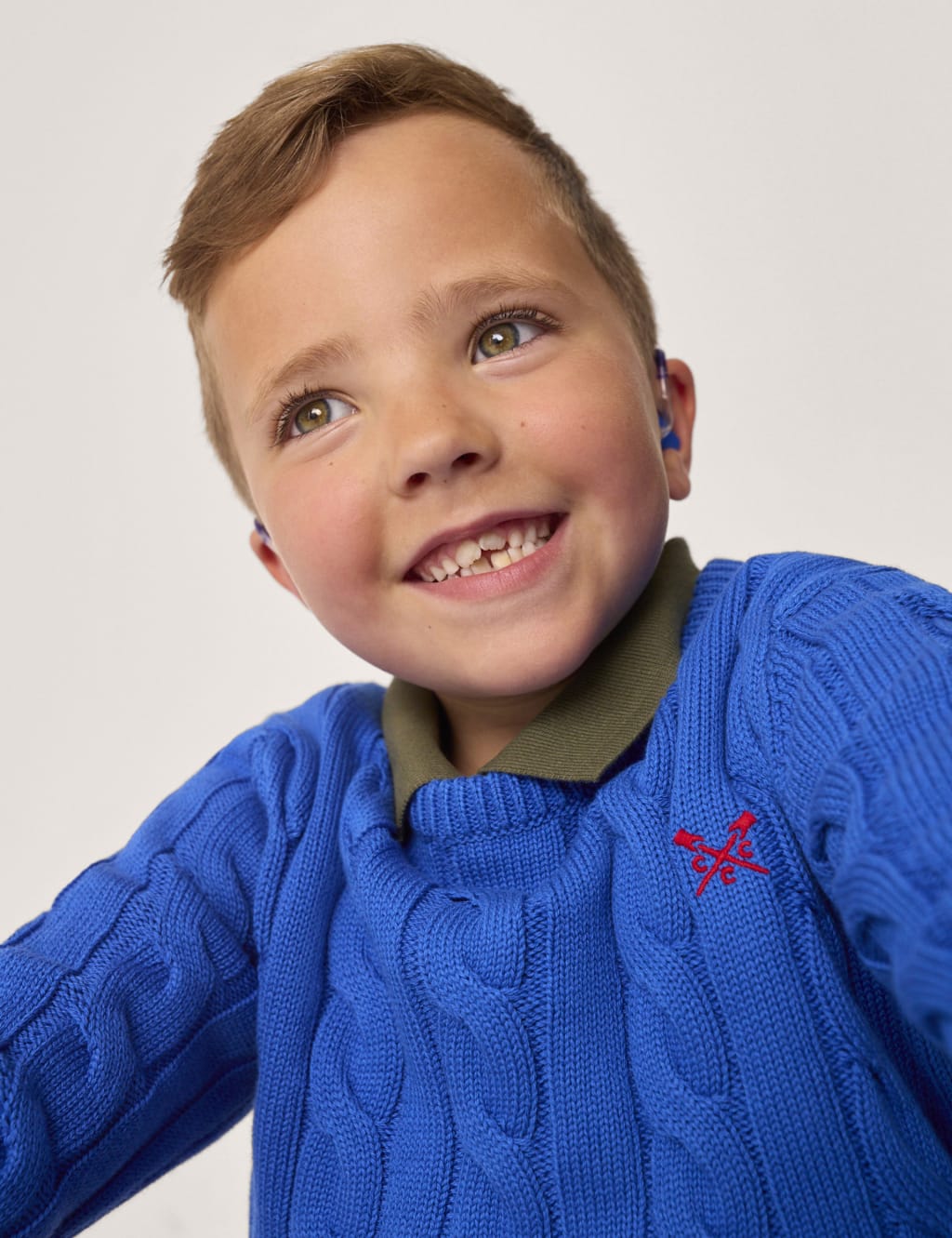 Pure Cotton Knitted Jumper (3-12 Yrs) 2 of 2